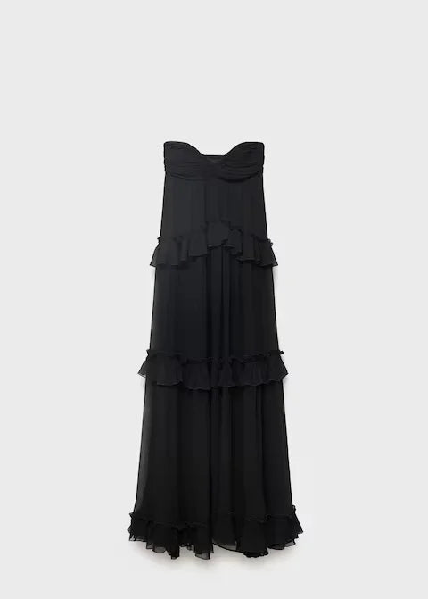 Ruffles Long Dress