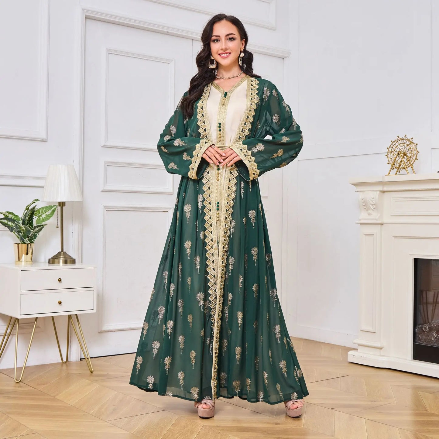 Luxury Dress 2 Piece Printed Embroidered outfit