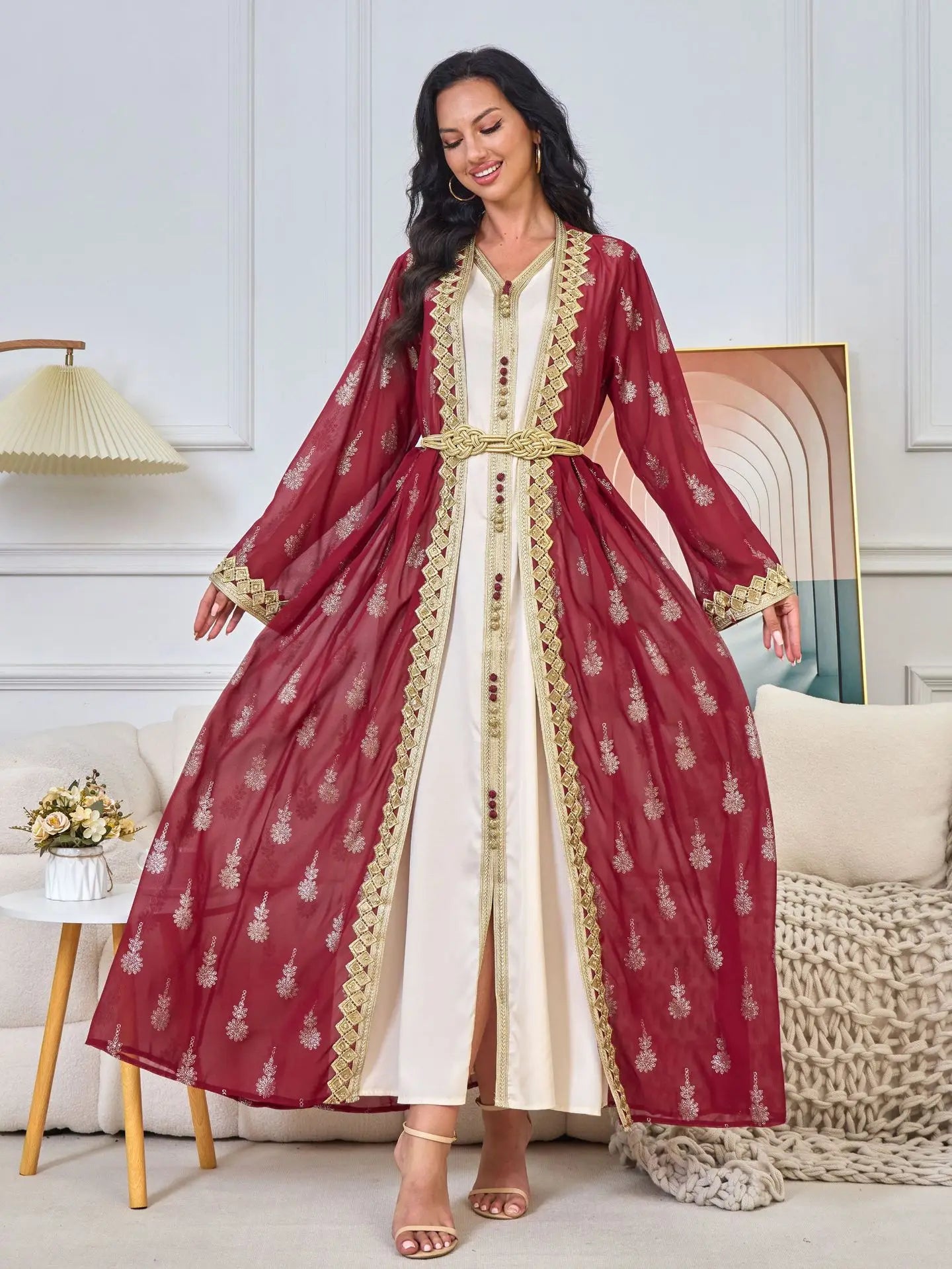 Luxury Dress 2 Piece Printed Embroidered outfit