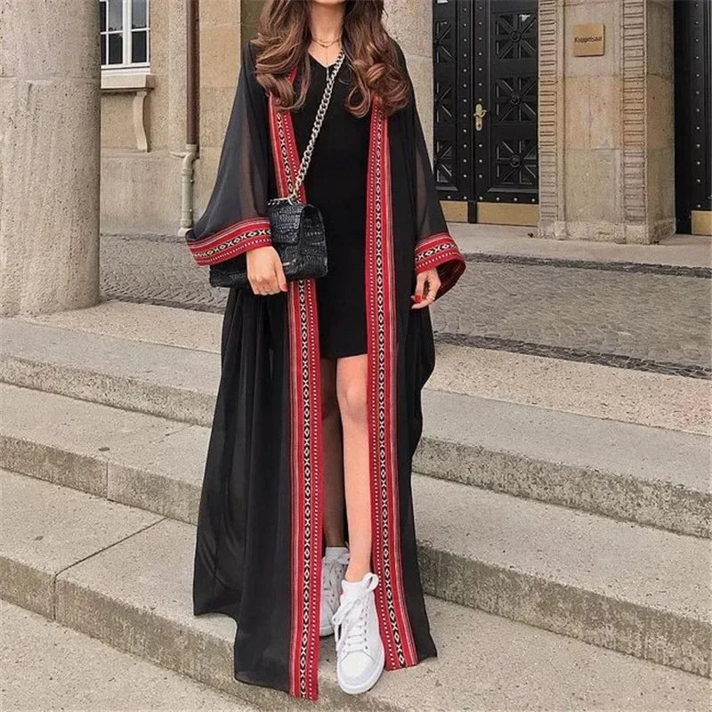Chiffon Long Maxi Kimono