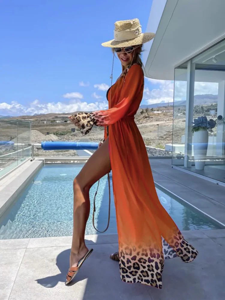 Leopard Beach Kimono