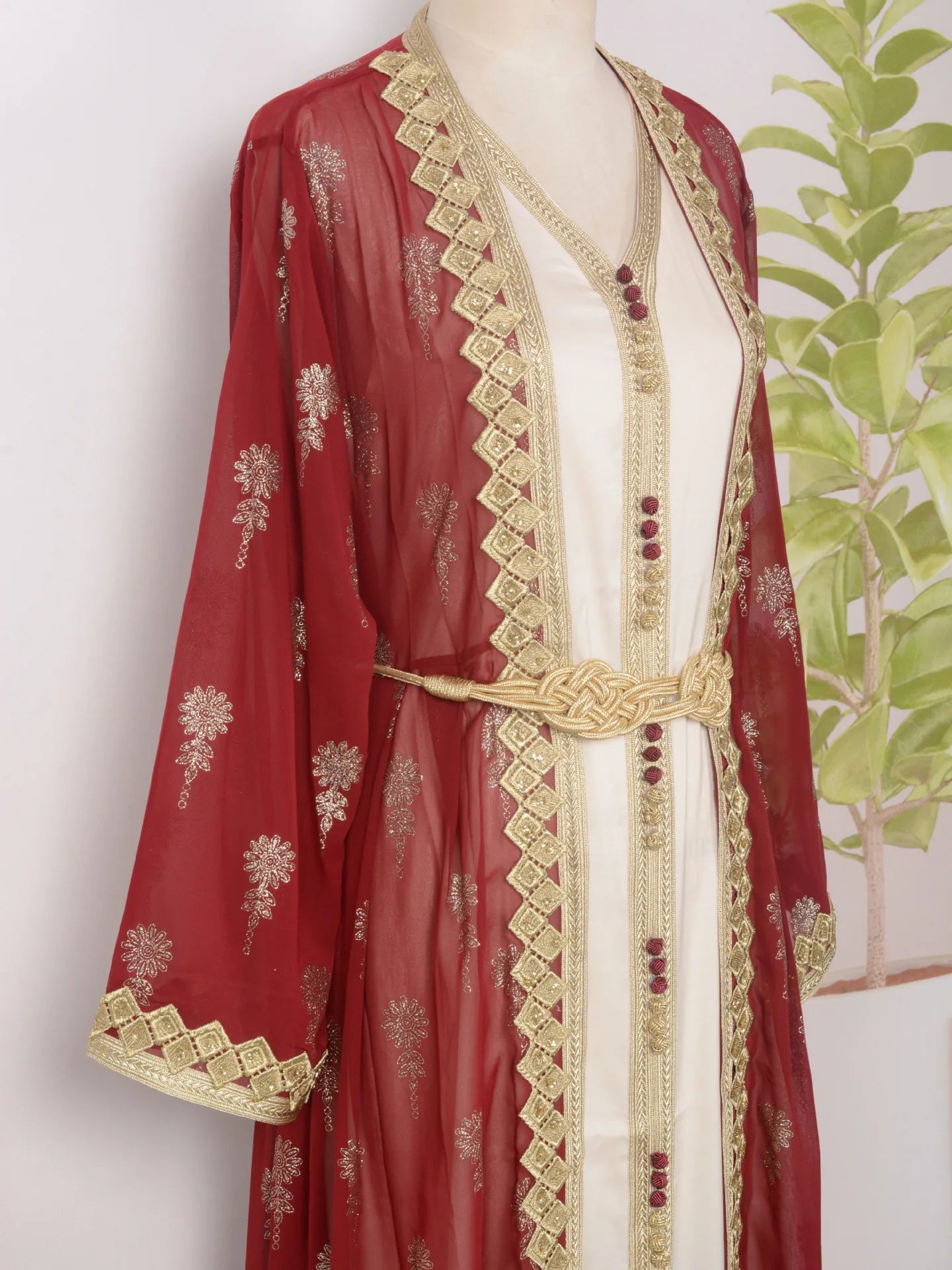 Luxury Dress 2 Piece Printed Embroidered outfit