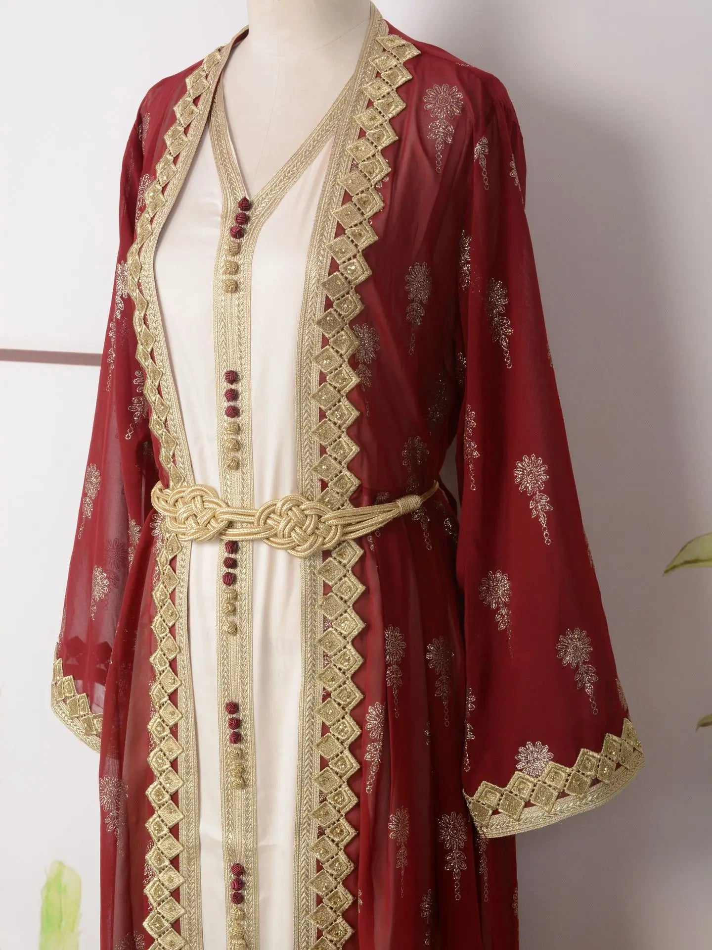 Luxury Dress 2 Piece Printed Embroidered outfit