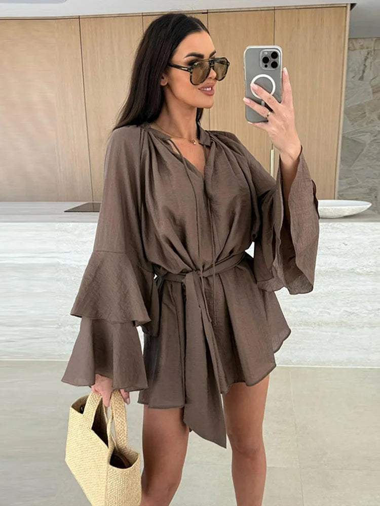 Long Sleeve Mini Dress