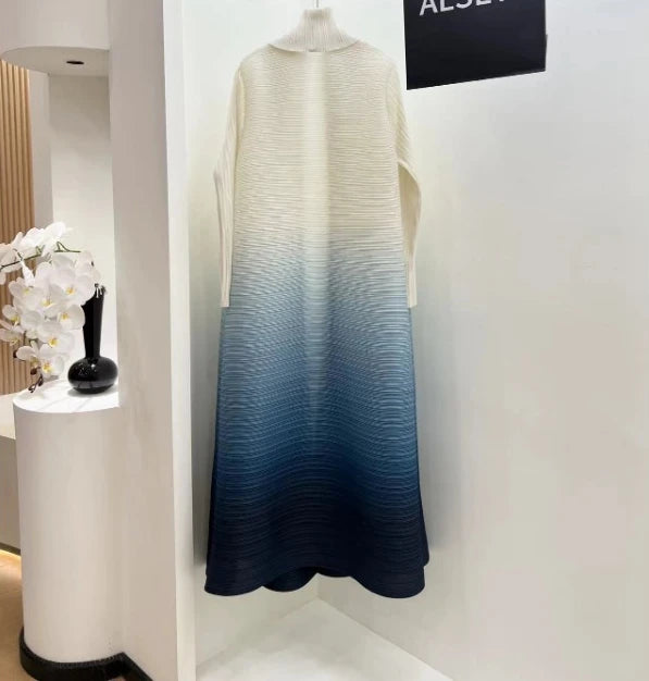 Trench Coat Printing Long-sleeved Cardigan