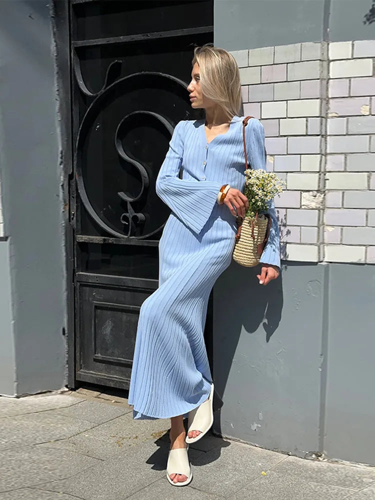 Knitwear Dress Sets Outfits