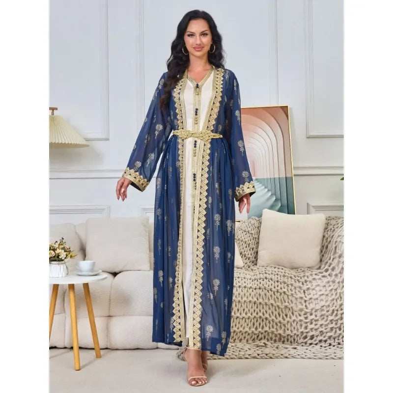 Luxury Dress 2 Piece Printed Embroidered outfit