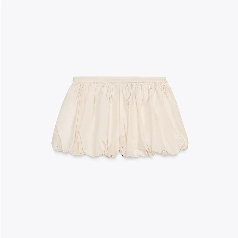 Ruffles Vest Shirt Mini Skirt 3 Pieces Set
