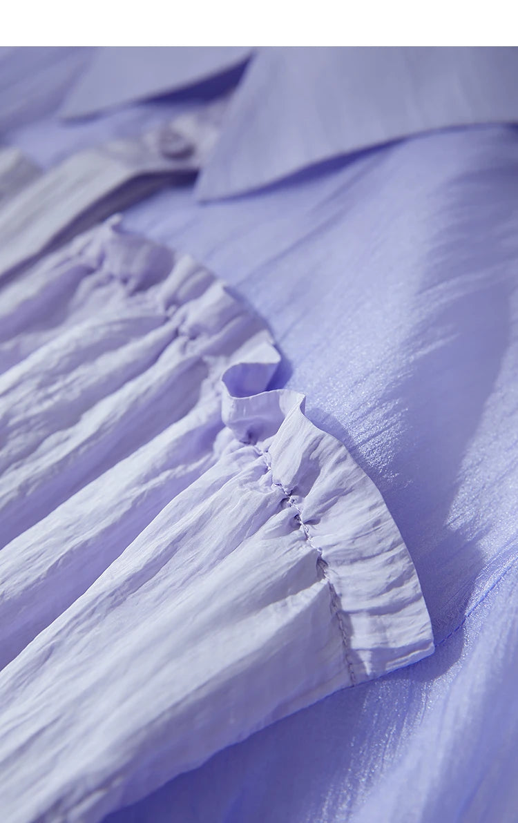 Sleeves Chiffon Shirt