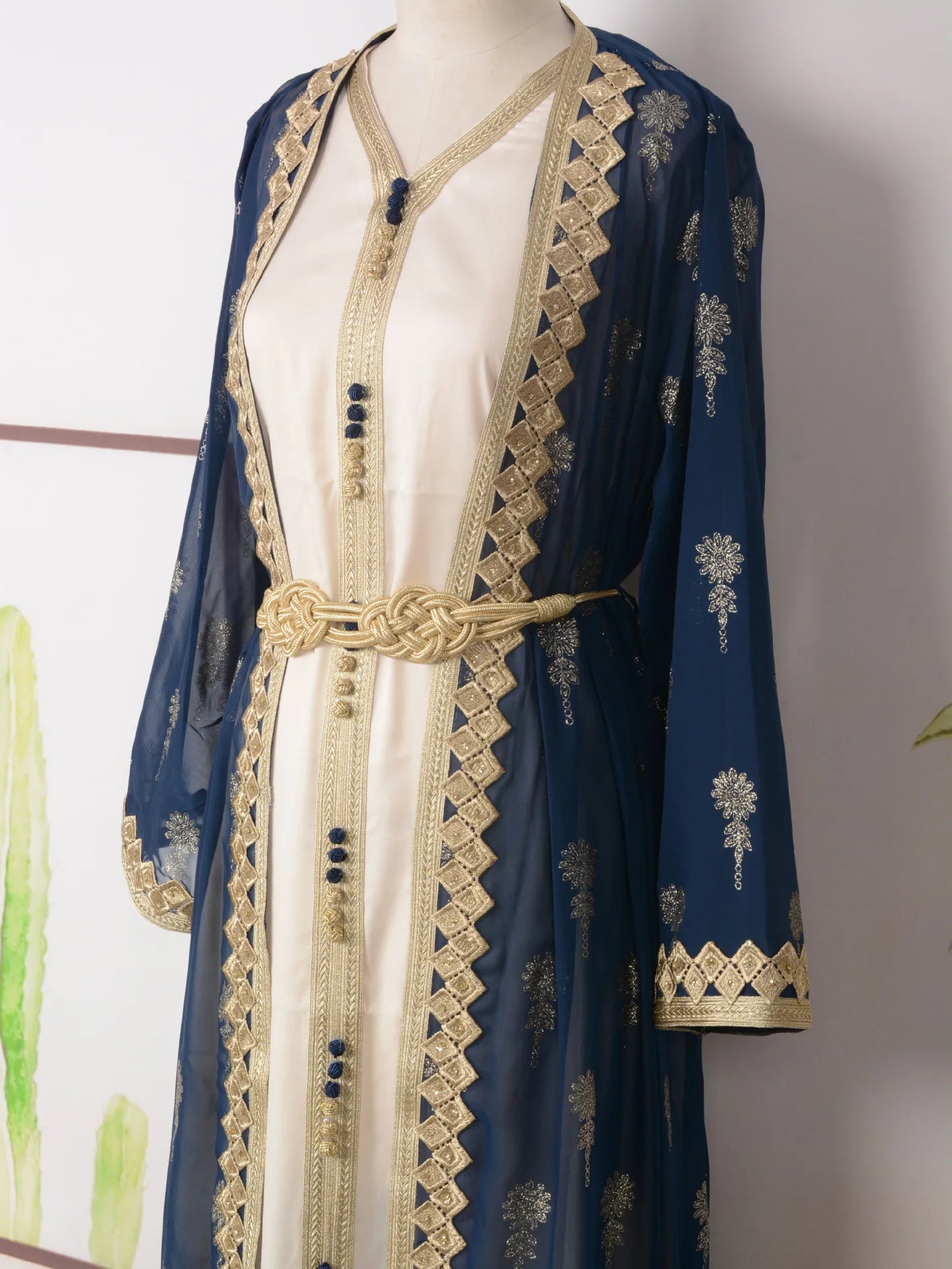 Luxury Dress 2 Piece Printed Embroidered outfit