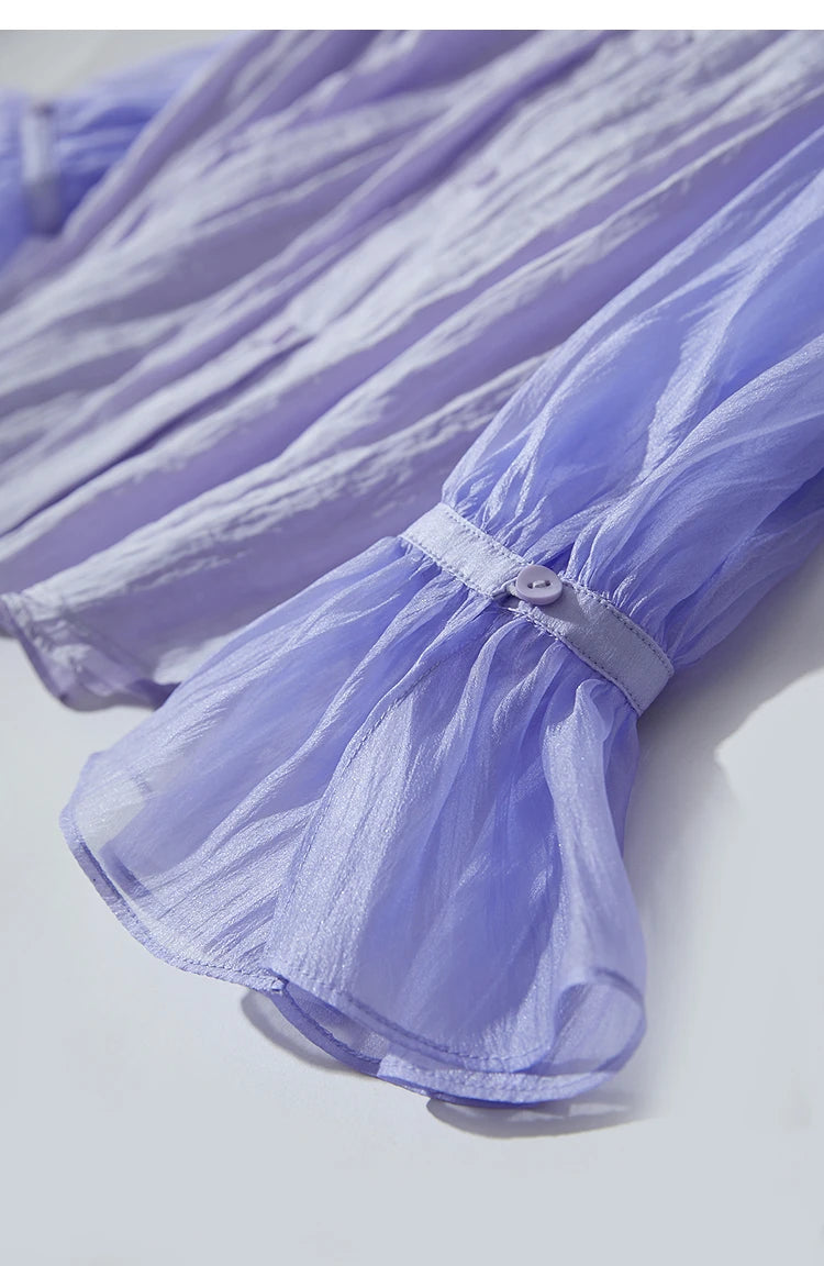 Sleeves Chiffon Shirt