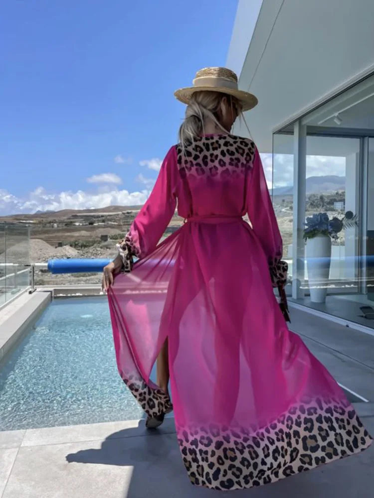 Leopard Beach Kimono