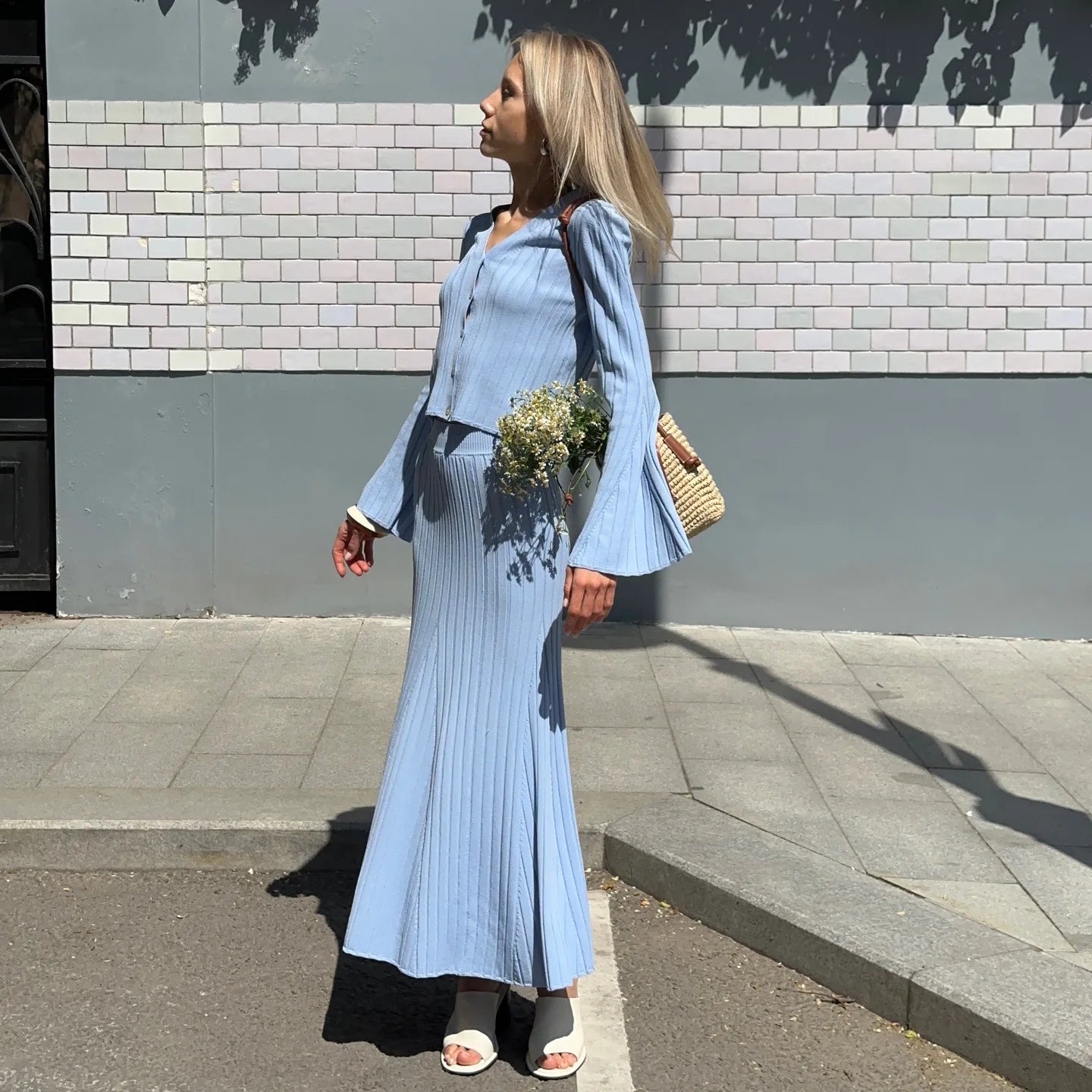 Knitwear Dress Sets Outfits