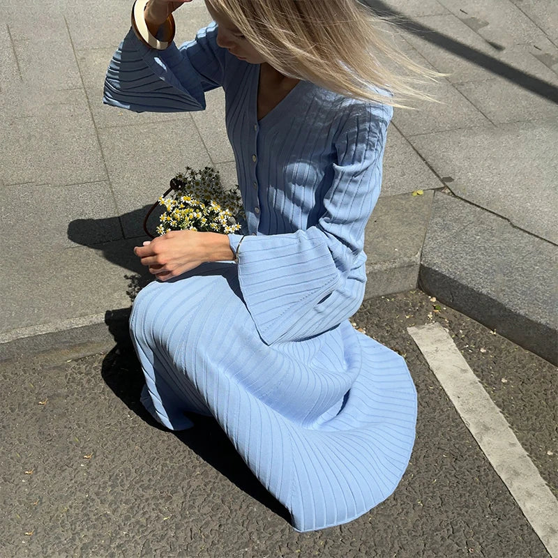 Knitwear Dress Sets Outfits