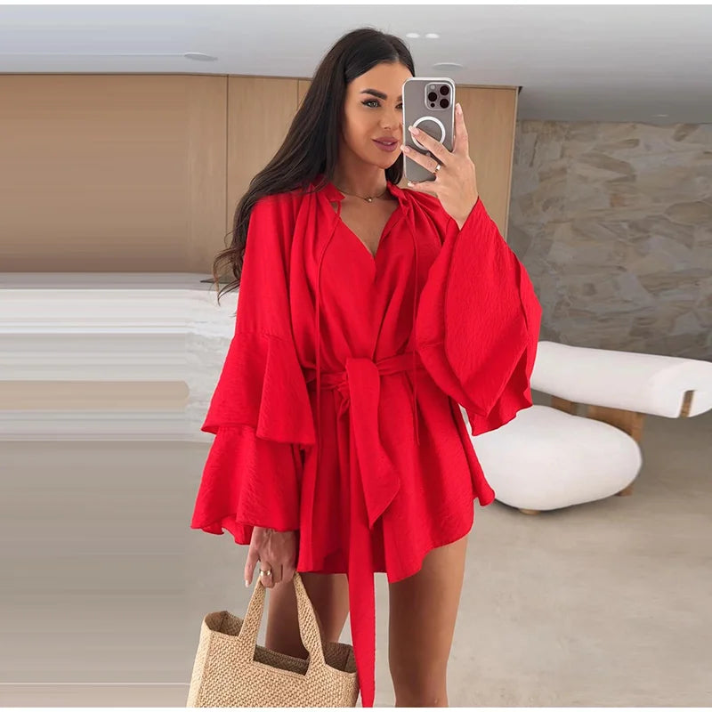 Long Sleeve Mini Dress