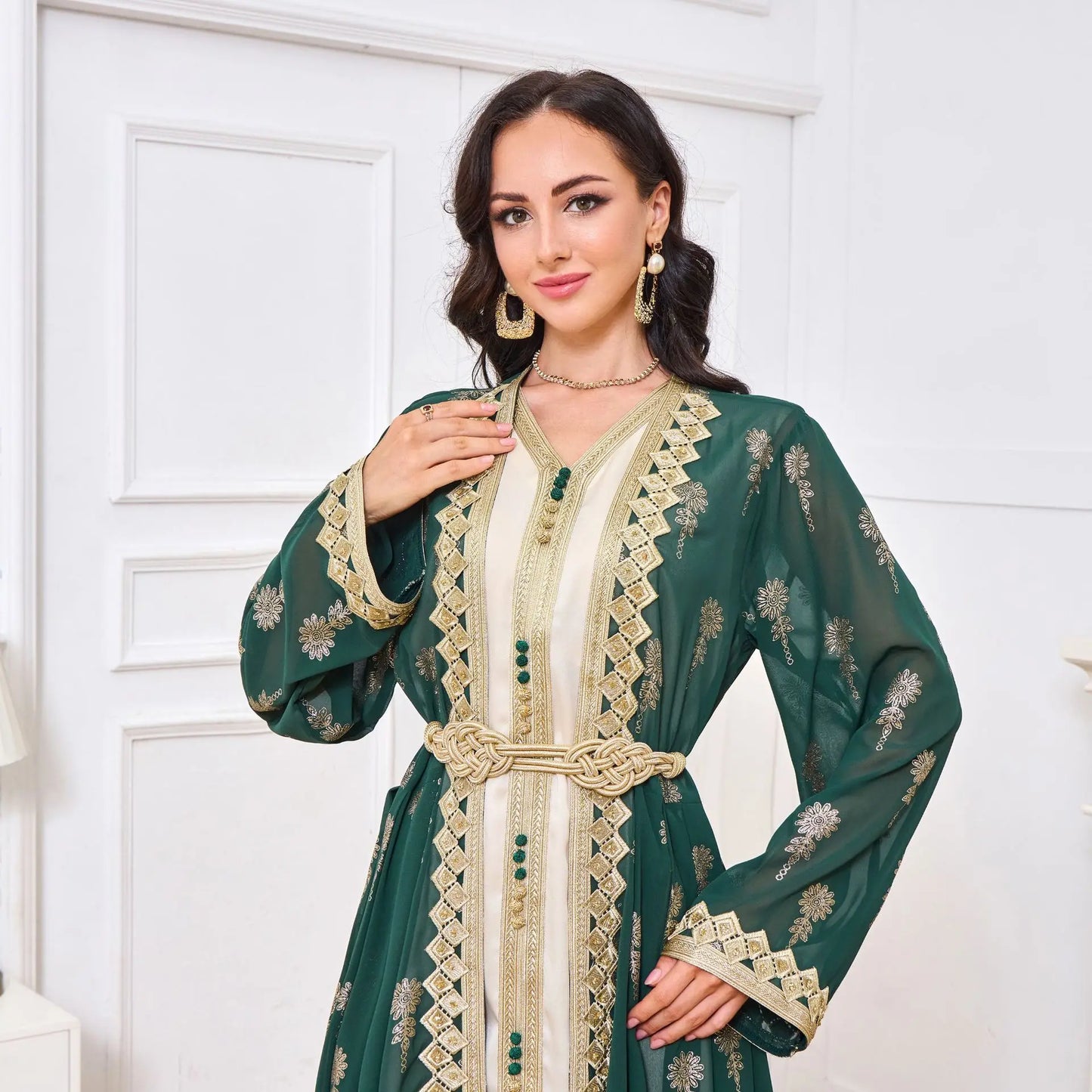 Luxury Dress 2 Piece Printed Embroidered outfit