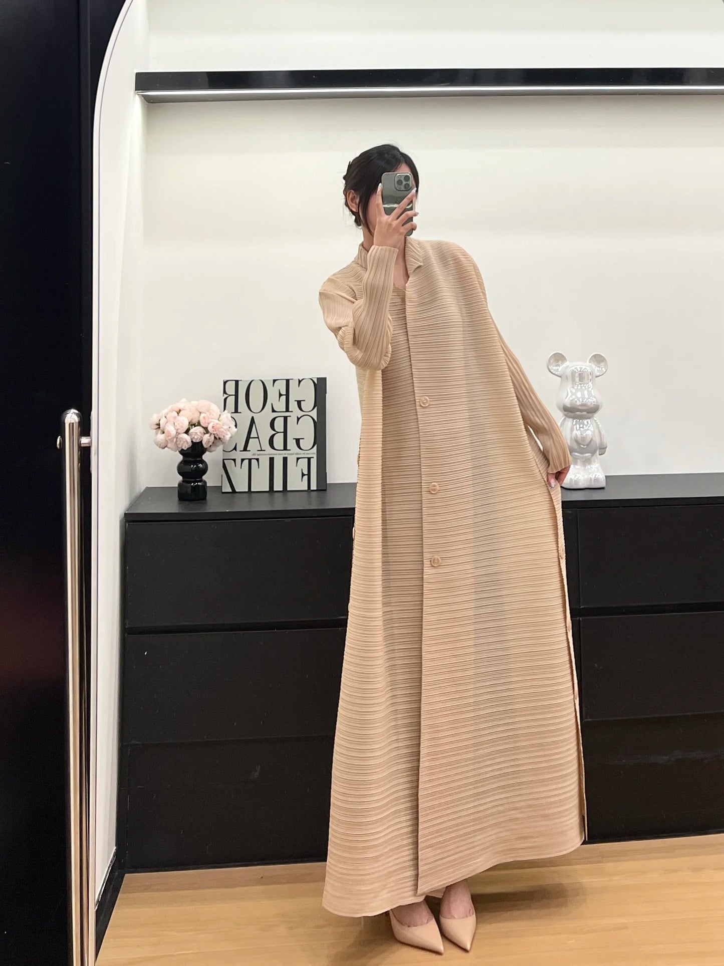 Abaya Solid Colour Cardigan outfit