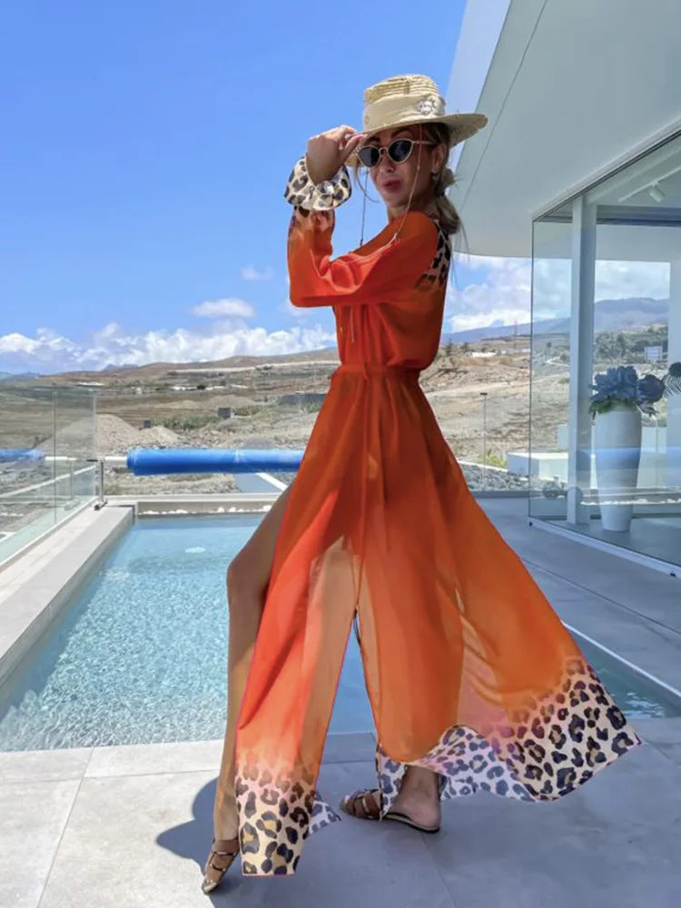 Leopard Beach Kimono
