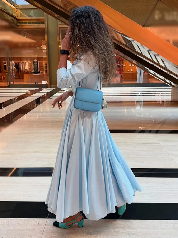Solid Shirt Skirt Sets