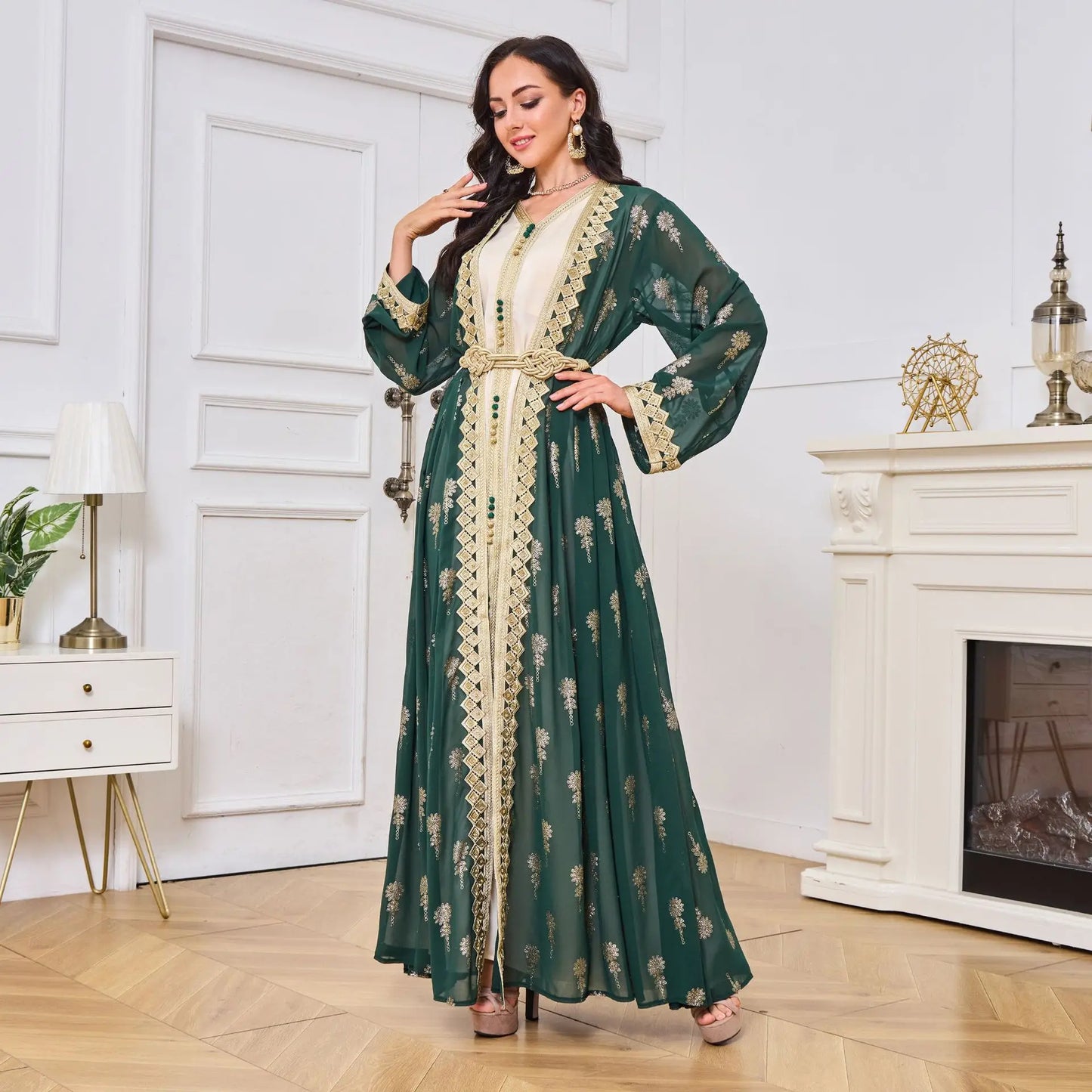 Luxury Dress 2 Piece Printed Embroidered outfit