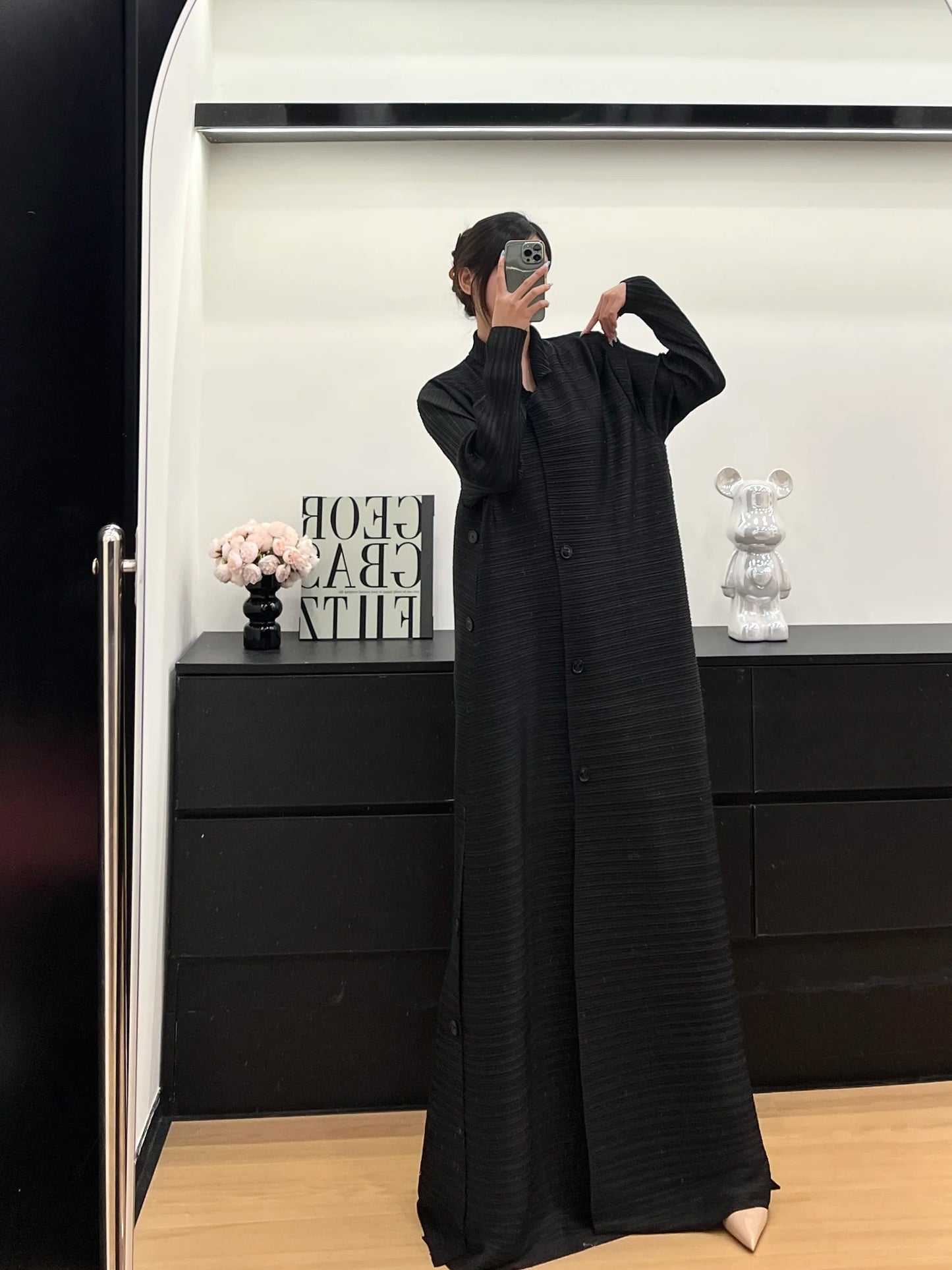 Abaya Solid Colour Cardigan outfit