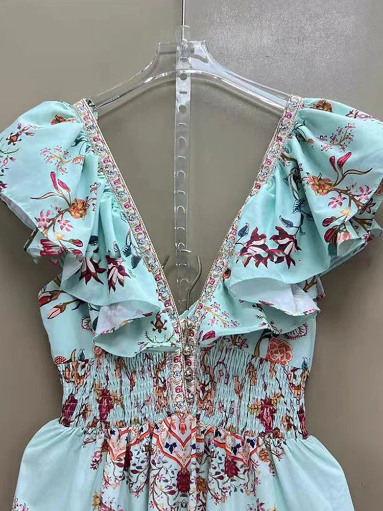 Dress loose pouf skirt