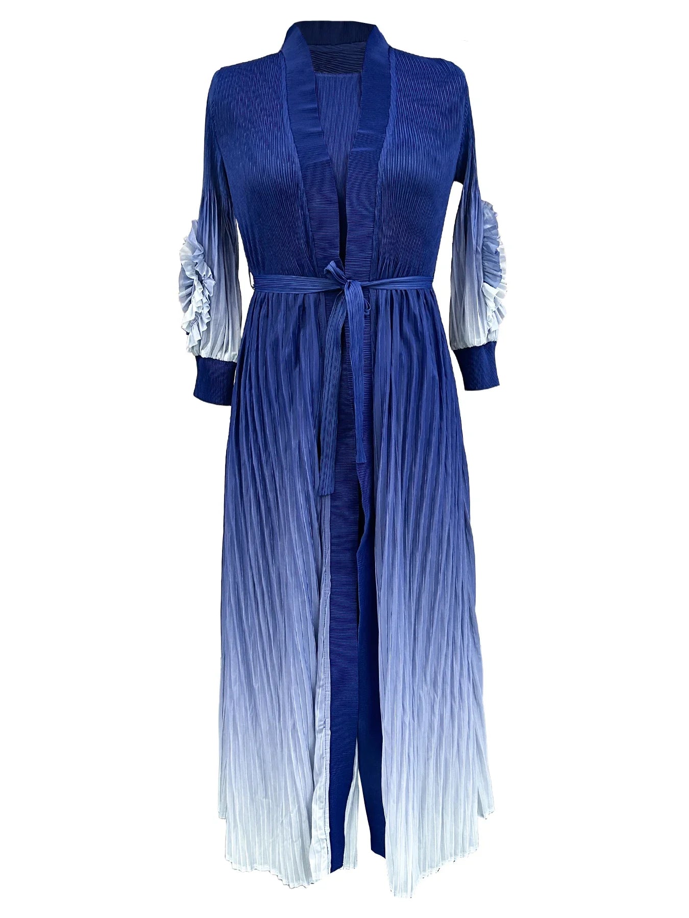Long Outer Windbreaker 2-piece Set