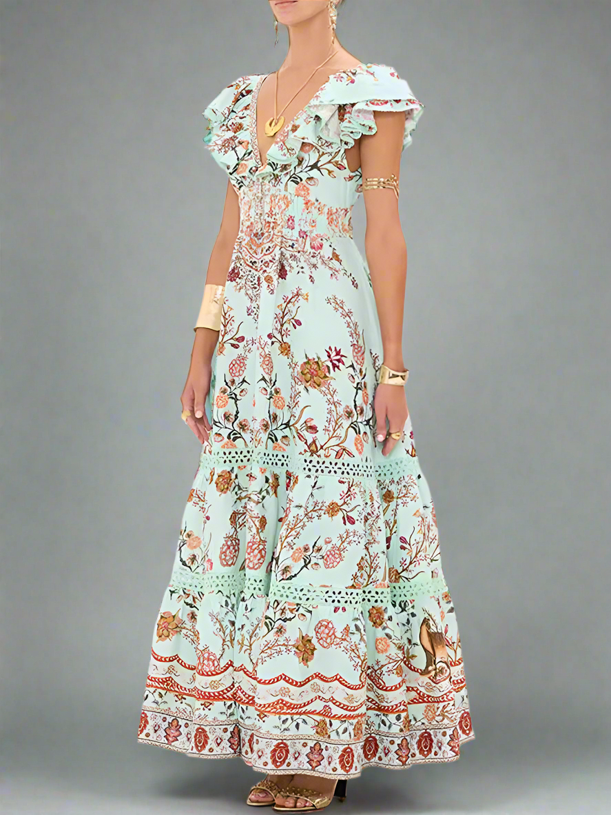 Dress loose pouf skirt