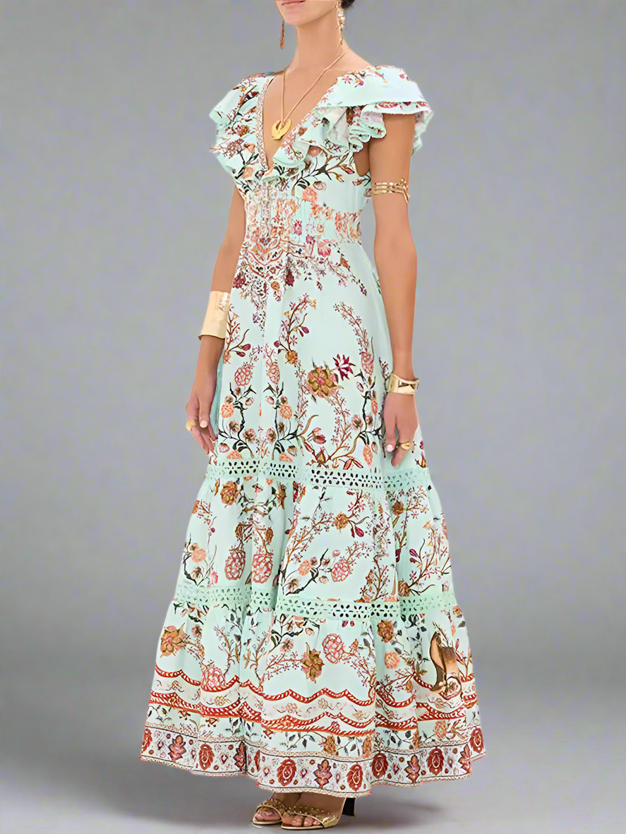 Dress loose pouf skirt