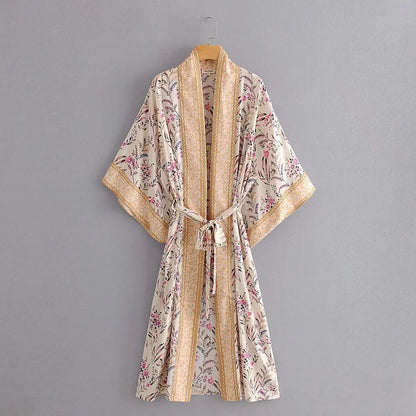Bohemian Long Kimono
