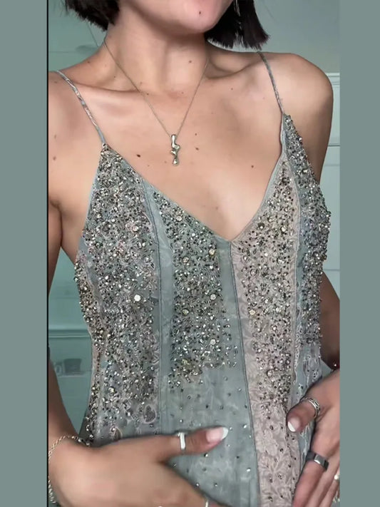 Long Dress Diamonds Tube