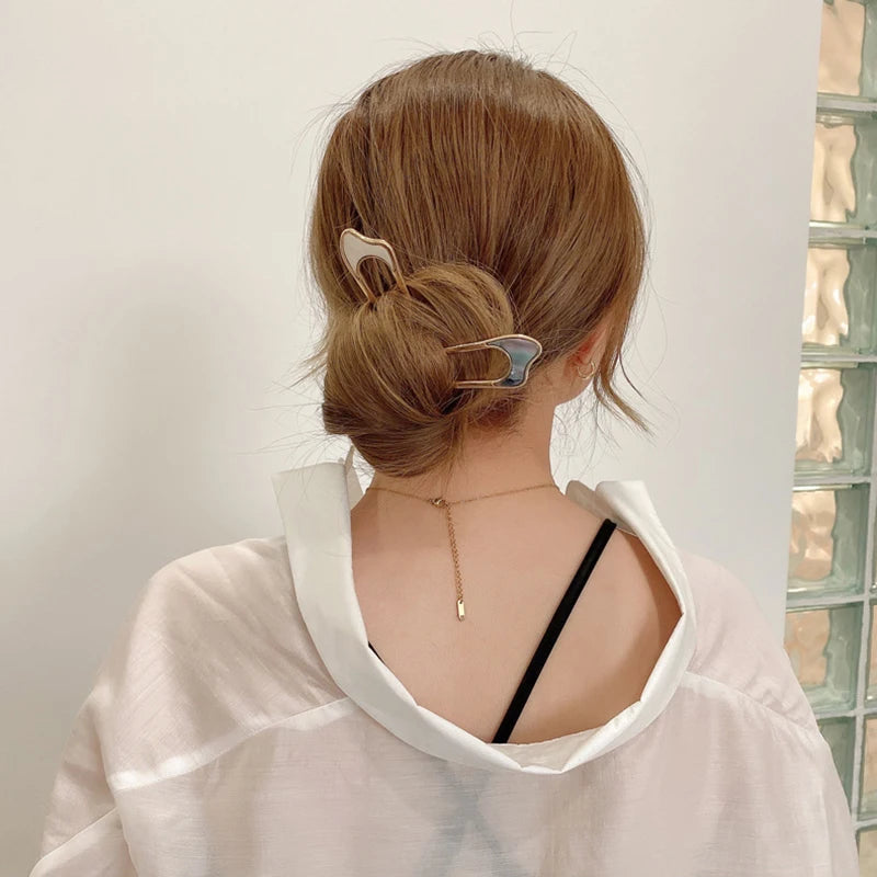 Silver Gold Hairpin