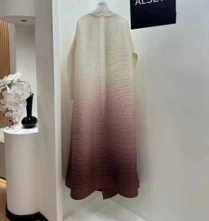 Trench Coat  Printing Long-sleeved Cardigan