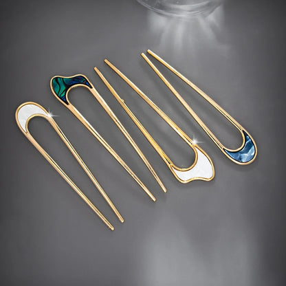 Silver Gold Hairpin