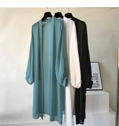 Loose Sunscreen Shawl Chiffon Cardigan Tops