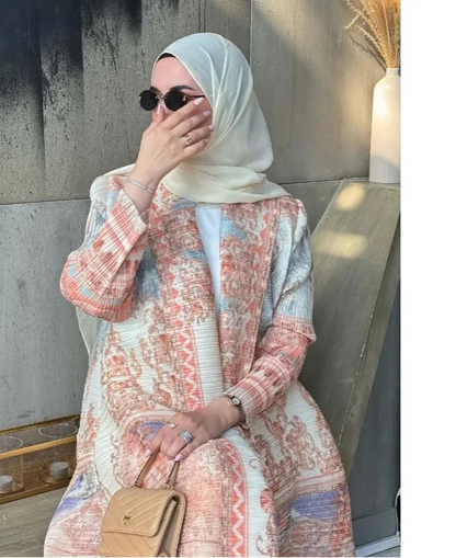 Luxury  Trench Coat abaya