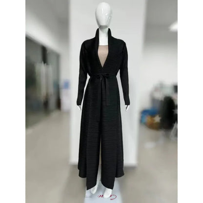 Luxury Long Trench Coat Loose Abaya