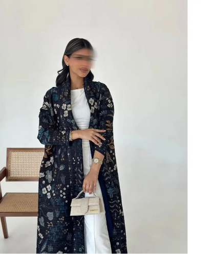 Luxury  Trench Coat abaya