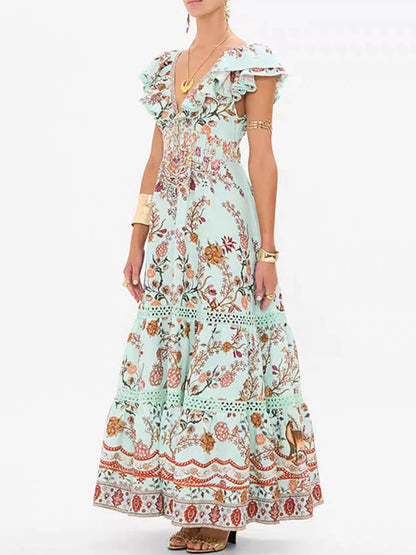Dress loose pouf skirt