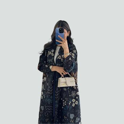 Luxury  Trench Coat abaya