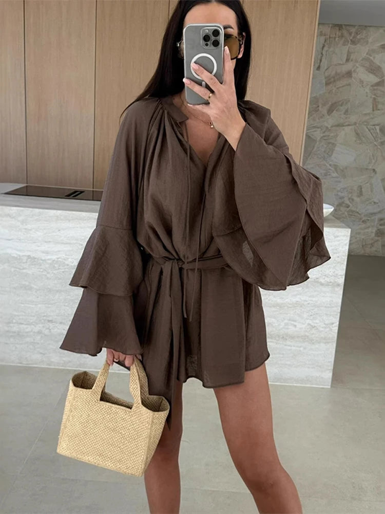 Long Sleeve Mini Dress