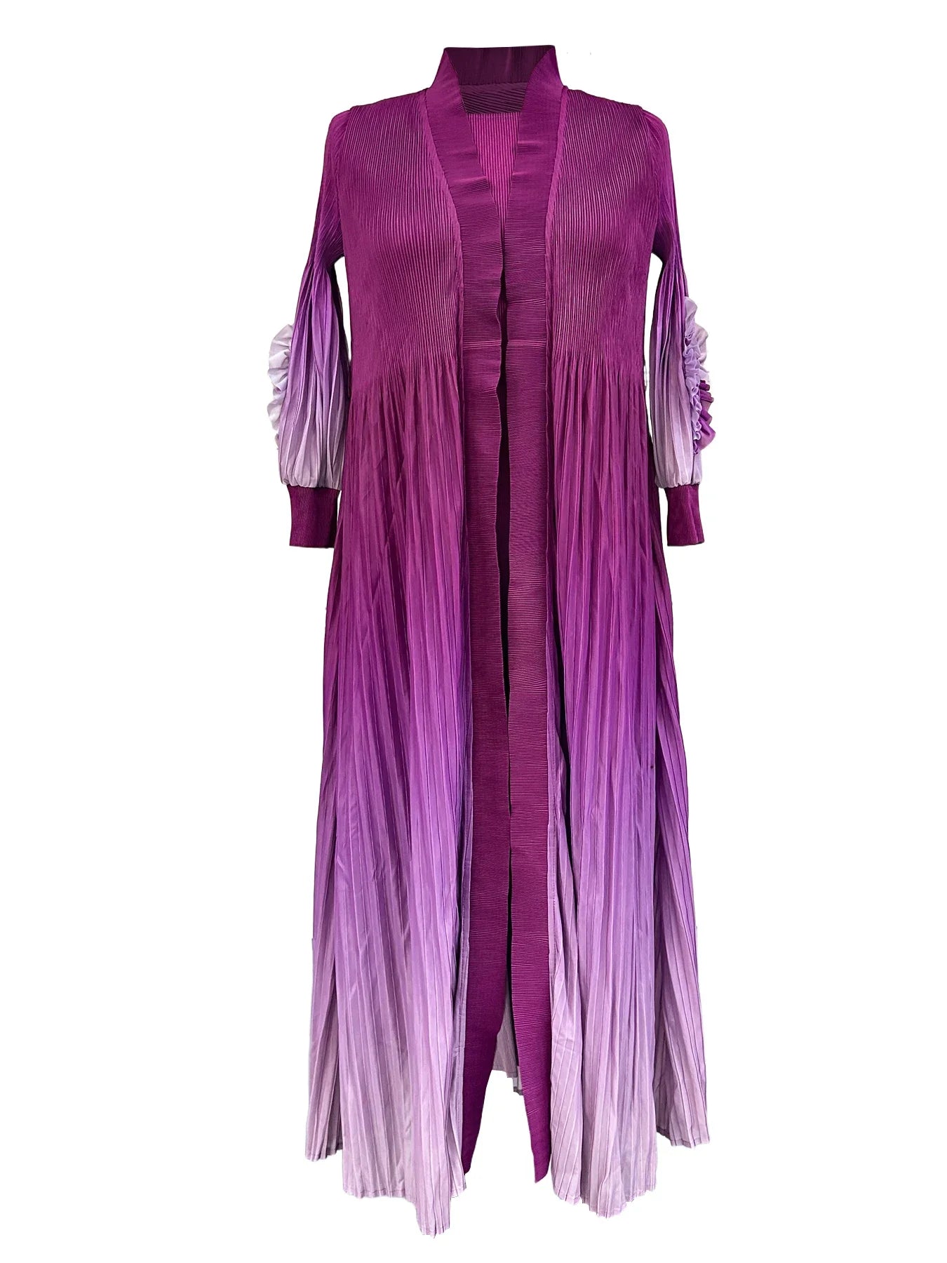 Long Outer Windbreaker 2-piece Set