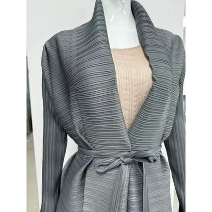 Luxury Long Trench Coat Loose Abaya