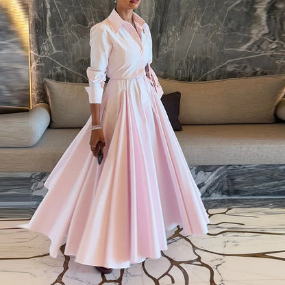 Solid Shirt Skirt Sets