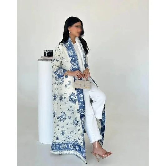 Luxury  Trench Coat abaya