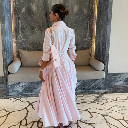 Solid Shirt Skirt Sets