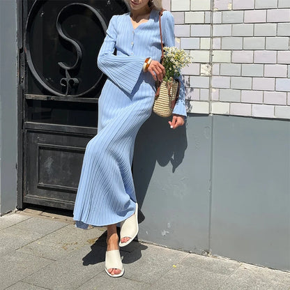 Knitwear Dress Sets Outfits