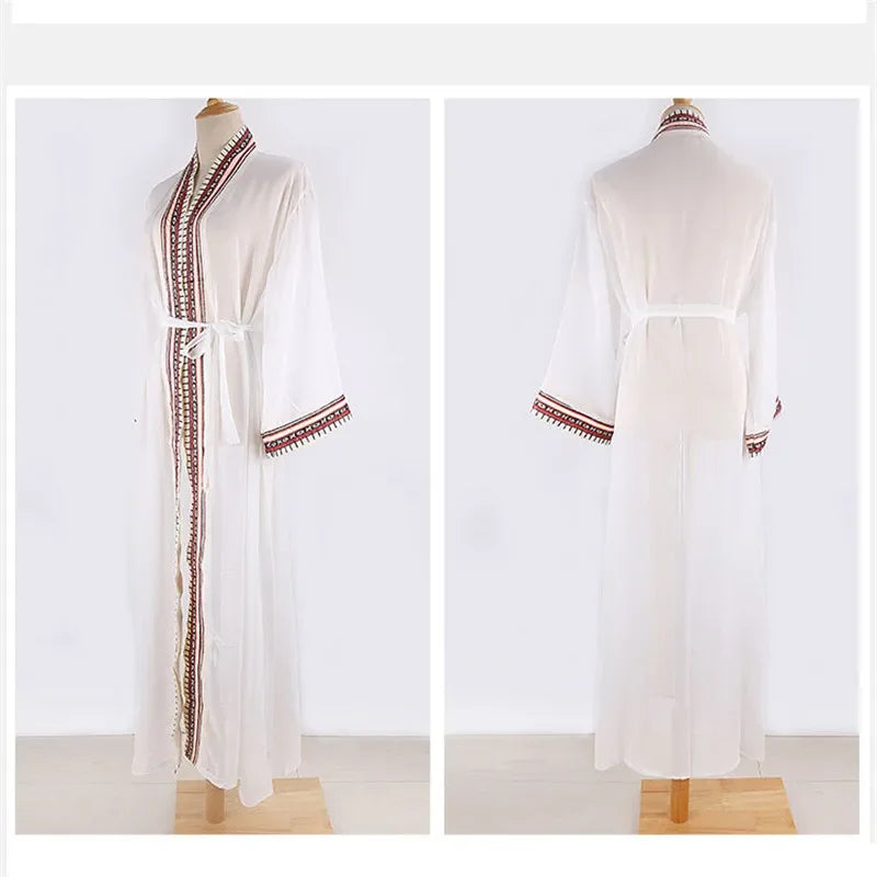 Chiffon Long Maxi Kimono
