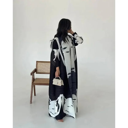 Luxury  Trench Coat abaya