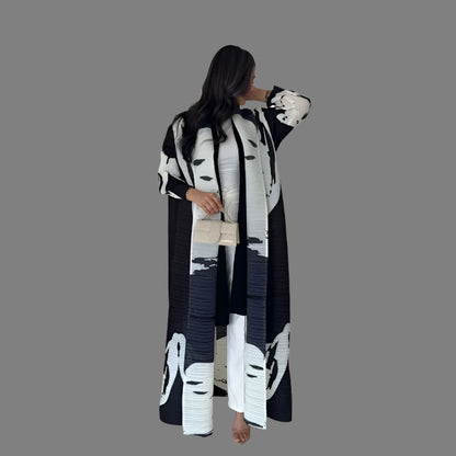Luxury  Trench Coat abaya
